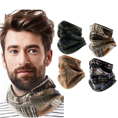 Scaldacollo Ghetta Pile Sci Maschera Viso Copertura Maschera Caccia Inverno Freddo - Foto 4 di 23