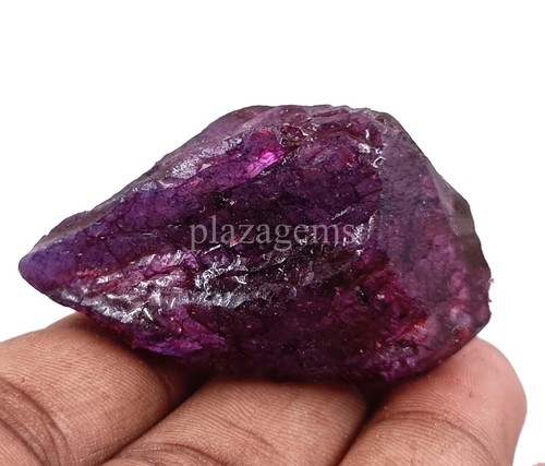 DYED NATURAL 166 CT CERTIFIED BRAZIL PURPLE AMETHYST ROUGH LOOSE GEMSTONE 5ARF - Picture 5 of 10
