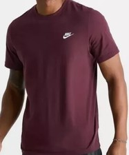 AUTHENTIC NIKE NSW CLUB EMBROIDERED LOGO T SHIRT AR4997-652