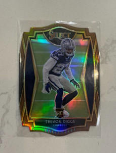 2020 Select Premier Level Copper Prizm Die-Cut /355 Trevon Diggs #196 Rookie RC