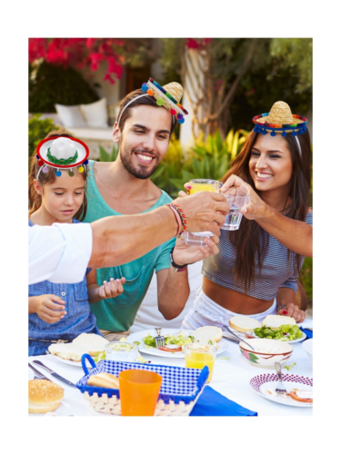 Sombrero Party Hats, Classic Cinco De Mayo Sombrero Headbands, Mini Mexican P... - Picture 7 of 8