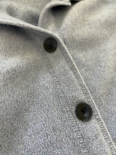 Cabin Creek Light Blue Fleece Style Lightweight Fall Jacket womens medium  - Picture 5 of 7