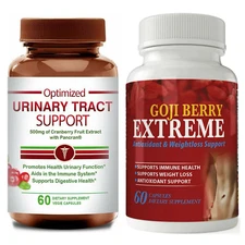 Urinary Tract Supports Immune Health Supplements & Goji Berry Weight Loss Pills