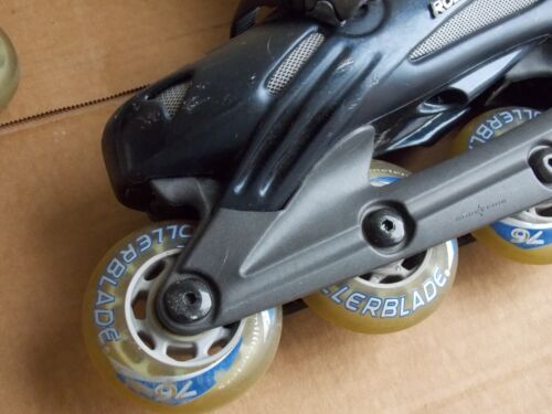 Vintage Rollerblade Viablade Parkway Triforce Inlineskates Herren Größe 8,5 76 mm - Bild 3 von 9