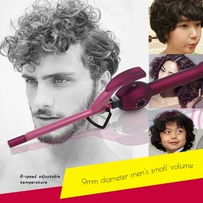 9mm Electric Roller Hair Curler Trumpet Hair Stick Fluffy Short