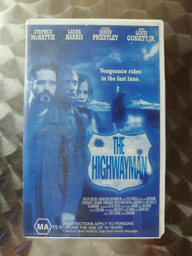 The Highwayman - Jason Priestley - VHS Video Tape - Big Box Ex Rental - Picture 2 of 4