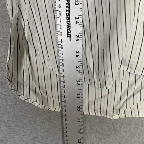 Brand New Madewell Wellspring Stripe Tunic Popover Shirt Women's Medium HI Low - Picture 5 of 9