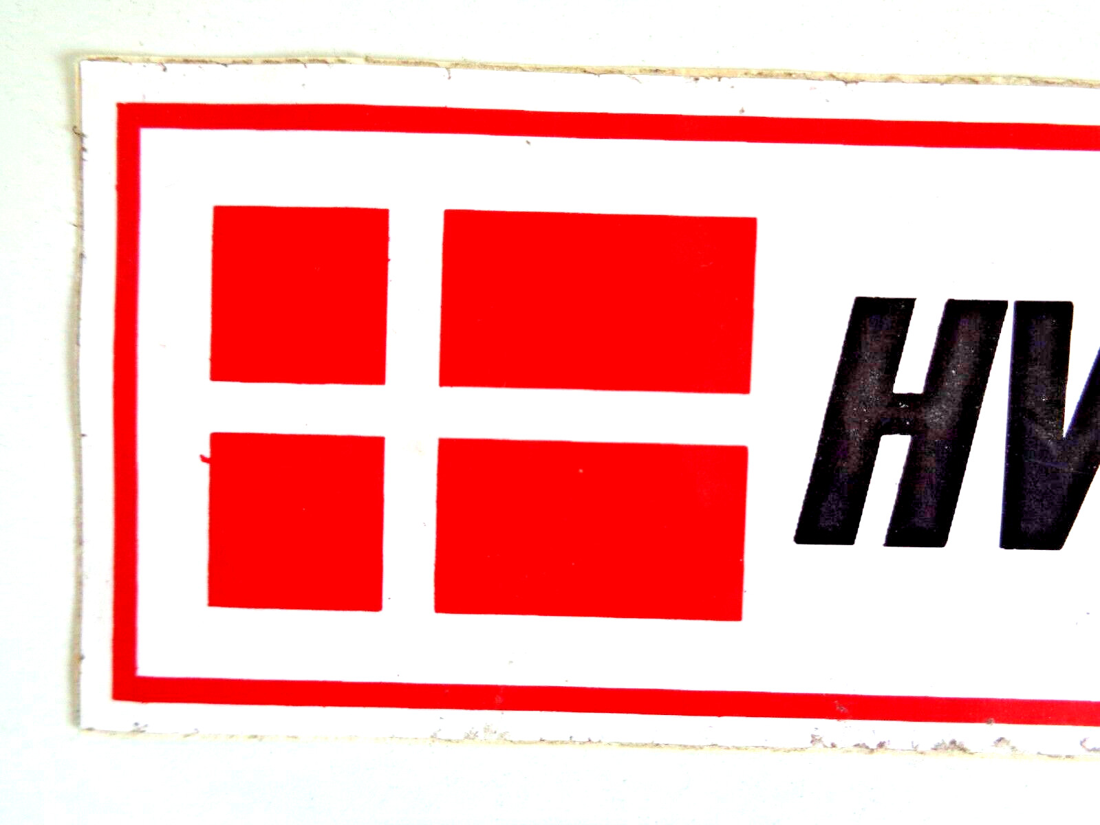 Aufkleber Dänemark Hvide Sande Nordjylland 22,5 x 6 cm ORIGINAL AUS DÄNEMARK