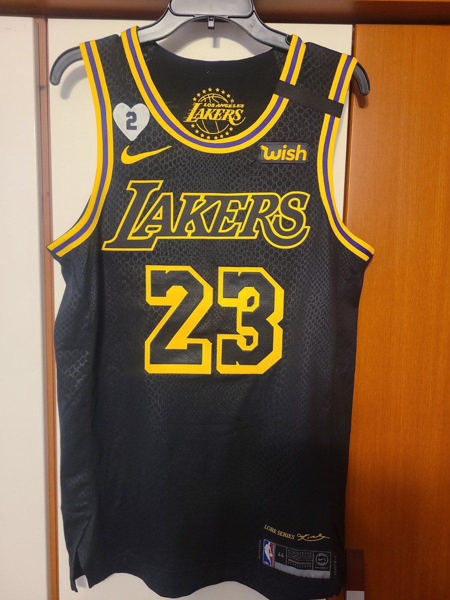 Lebron James 2019-20 NBA Finals Los Angeles Lakers Black Mamba
