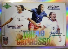 TRIPLE ESPRESSO Olympic 🇺🇸 Sophia Smith Trinity Rodman Mallory Swanson IN HAND