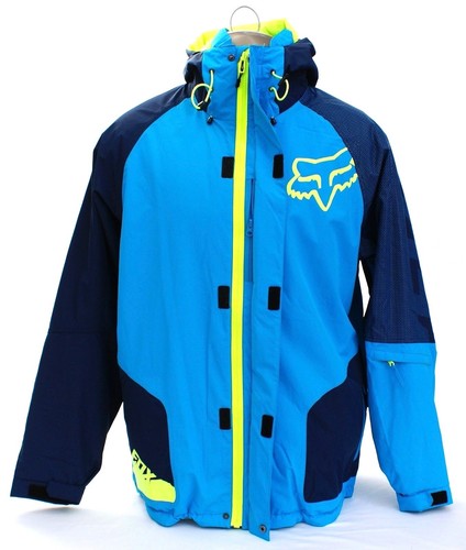 Fox Active Blue Insulated Waterproof Hooded Race Jacket Men's NWT - Picture 6 of 6