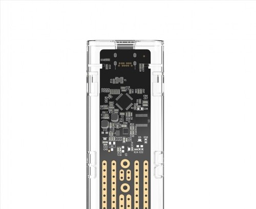 Estuche transparente USB 3.1 Gen 2 m.2 SSD PCIE NVME SATA USB-A a USB-C - Imagen 3 de 8