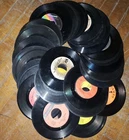 BULK LOT OF 50 LOOSE VINYL 7" 45RPM RECORDS FOR ARTS, CRAFTS & DECORATIONS