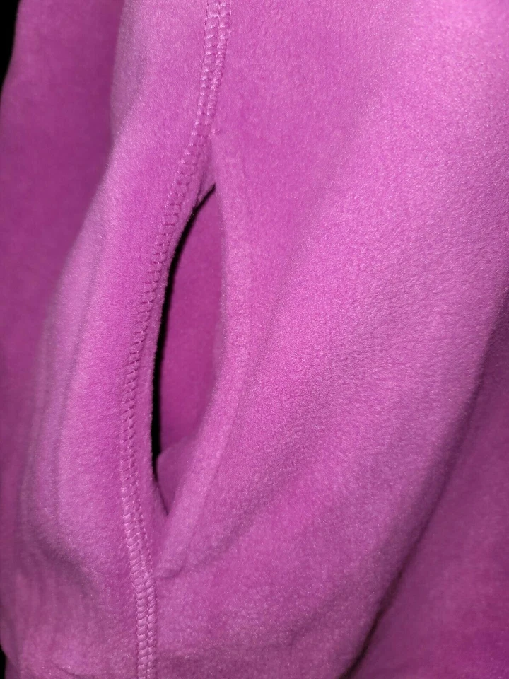 NEW WOMAN WITHIN Plus Size 30W 32W Jacket Purple Fleece Pockets Cap Sleeve - Image 3 of 4