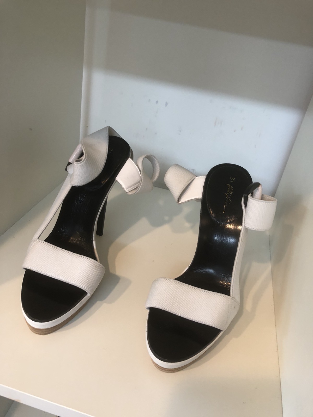 Philip Lim 3.1 Sandalia 37 blancoo Natural Org 360 ahora 260 Philip Lim 3.1 Sandalia 37 blancoo Natural Org 360 ahora 260