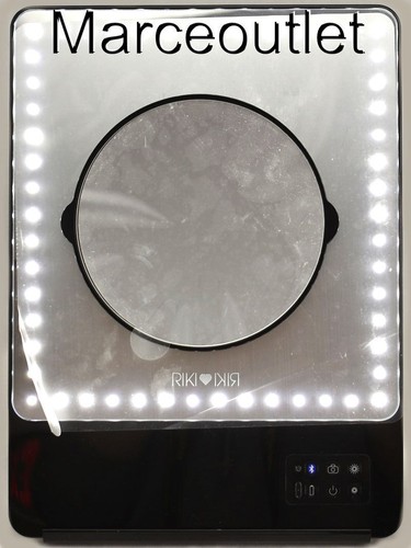 Riki Loves Riki Skinny 5X Mini Lighted Vanity Mirror With Bluetooth Black - 第 6/6 張圖片