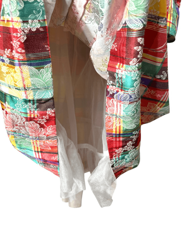 Vintage Sarah Hent Girls Flower Print Maxi Dress Prairie Cottagecore - Picture 6 of 9