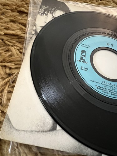 U2 New Year’s Day B/W Treasure,rare French 7” Vinyl Single,Anton Corbijn Sleeve - Picture 12 of 13