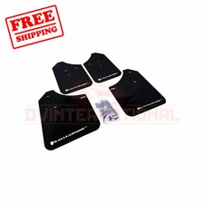 Rally Armor Ur Black Mud Flap With White Logo For 02-07 Impreza Wrxstirs2.5i