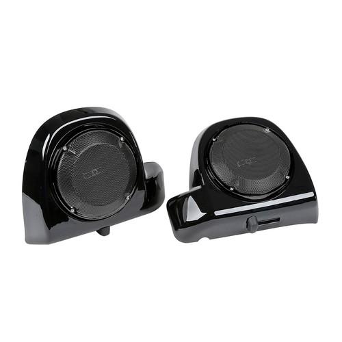 6.5" Lower Vented Fairing Speaker Pods Box Grills Fit For Harley Touring 14-Up - Picture 2 of 11