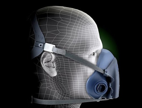 Respirador 3M Media Cara Reutilizable 7500, 6035 P2 Filtros Pintura Plomo Molde Gas Polvo - Imagen 5 de 14