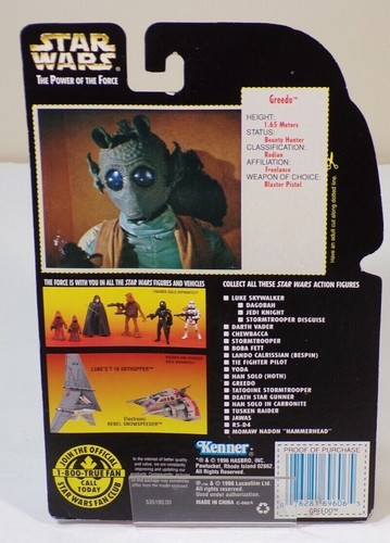 Star Wars Power of the Force Gold Header 1995 MOSC - Imagen 11 de 22