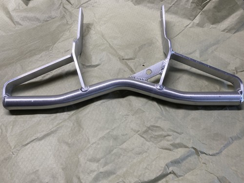 Can-am Ds 450 Performance Grab Bar All Years Brushed Raw Aluminum - Picture 4 of 6