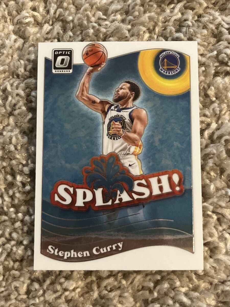 Stephen Curry 2023-24 Donruss Optic SPLASH INSERT Card #8 WARRIORS Stephen Curry 2023-24 Donruss Optic SPLASH INSERT Card #8 WARRIORS