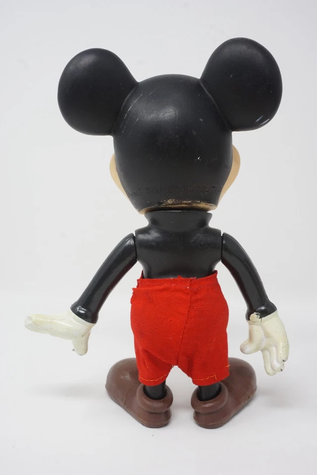 Figura de Mickey Mouse vintage años 60 juguete vintage hecha en Hong Kong Foto 3 de 4
