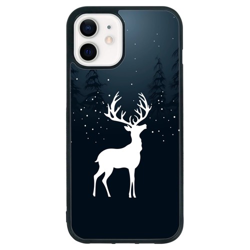 Shockproof Cover For Samsung Galaxy Apple iPhone Animal tattoo Reindeer - Picture 21 of 25