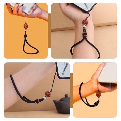 2 Pcs Key Chain Holder Beaded Charm Lanyard Cell Phone Lanyard Phone Beads Strap - Zdjęcie 10 z 12