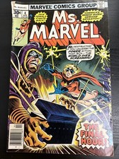 MS. MARVEL APR # 4 MS. MARVEL VS. DESTRUCTOR 1977 Comic ( Com262 )