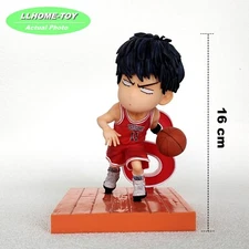 Anime SD Rukawa Kaede dribble cute PVC action Figure Statue Toy Gift