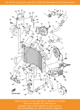 YAMAHA Joint, Hose 2, 2C0-12582-00 OEM YZFR6 YZF600 YZF-R6