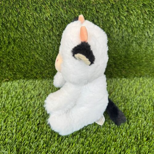Cow Spark Create Imagine Cow 9" Plush With Rattle & Crinkle Ears Black & White - Picture 3 of 7