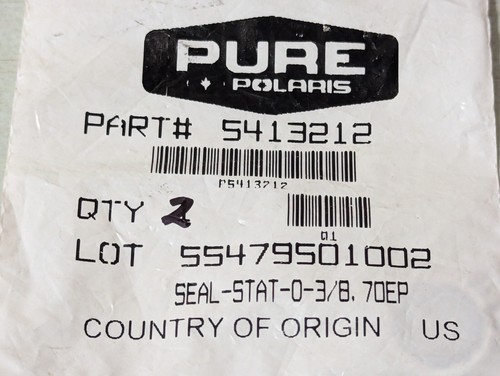 Lot of 2 Genuine Polaris Brake Seals 5413212 NEW OEM - Picture 2 of 2