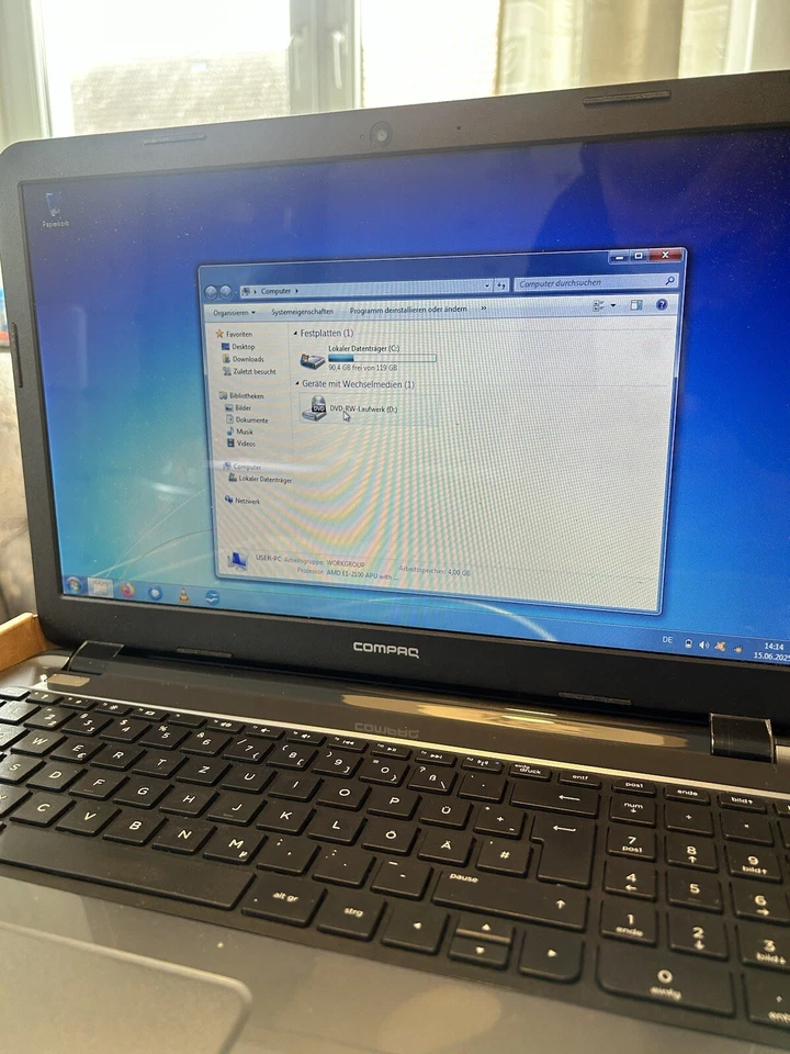 HP Compaq 15-hs000sg Laptop 15 Zoll Notebook Windows 7 - Bild 4 von 4