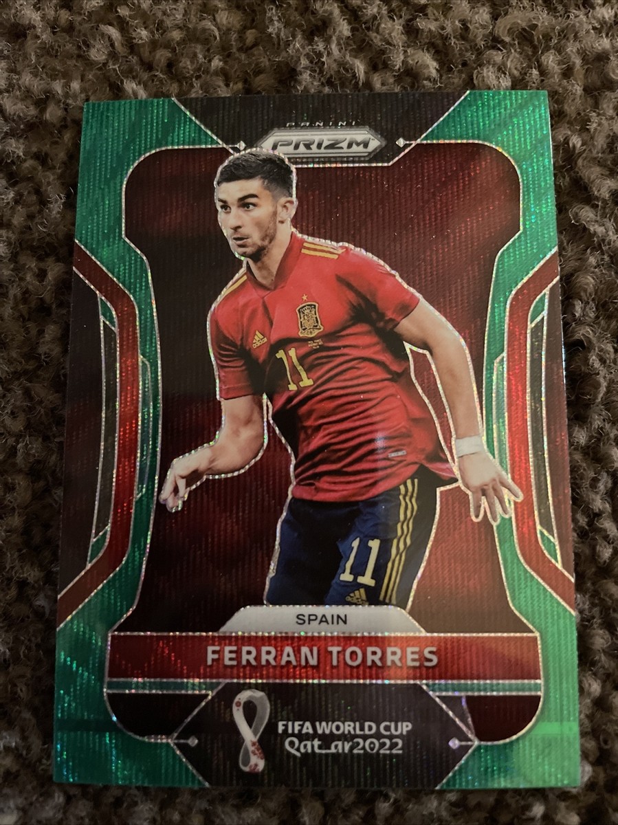 2022 Panini Prizm FIFA World Cup Qatar Ferran Torres Green