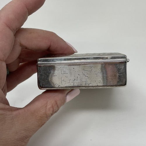 Vintage 90s Godinger Silver Plated Lined Mirror Jewelry Tissue Box - Picture 6 of 8