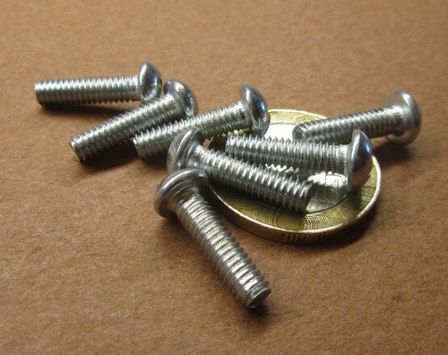 Rundkopf Zink Stahl Kreuzschlitz Maschinenschraube 8-32 x 5/8 Zoll Länge 500 Stück - Bild 9 von 11