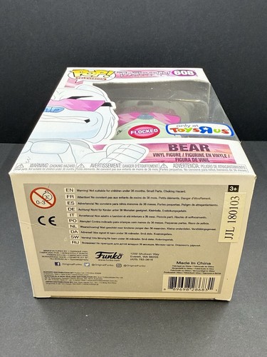Funko Pop! Teen Titans Go! Bear #608 Flocked Toys R Us Exclusive Vinyl Figure - Picture 6 of 6