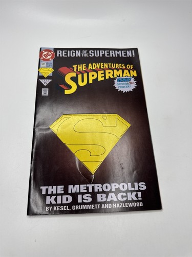 Lot of 4 1993 DC Comics The Adventures of Superman #500 #501 #78 #22 One Sealed - Picture 4 of 15