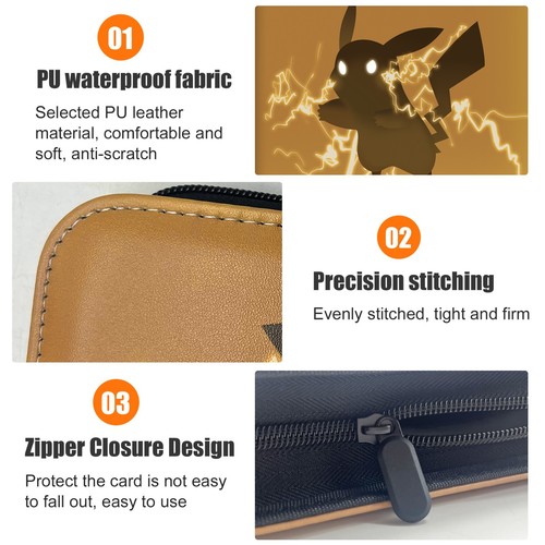 9 Pocket Trading Card Binder 900 Cards Zipper Binder Collection Album for Game - Picture 9 of 12