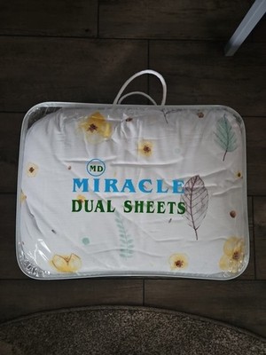 Miracle Dual Sheets Queen Set Waterproof  Sheets, Pad, And Pillowcases Brand New