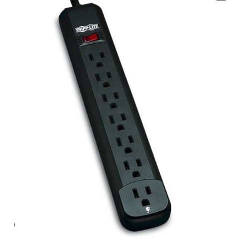 EATON TRIPP LITE SERIES MASTER-POWE TLP712 7OUT SURGE STRIP 12 FT CORD GRAY 1080 - Picture 1 of 1