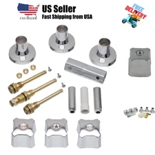 Tub and Shower 3-Handle Remodeling Trim Kit for Kohler Trend, 3-Handle, Chrom...