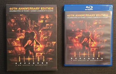 ALIENS EXPANDED 40th Anniversary Edition 2 Disc Blu-ray with slipcover & booklet