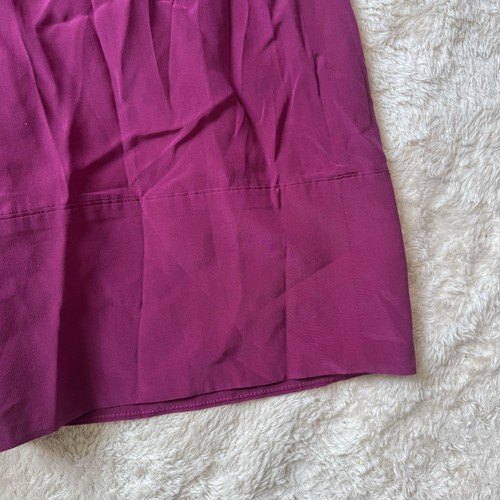 NWT Elizabeth and James Avenue Knee Length Pink Silk Skirt Sz 8 NWOT - Picture 3 of 11