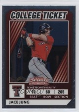 2022 Panini Elite Extra Edition College Tickets Optic Jace Jung #CTO-5 0c2