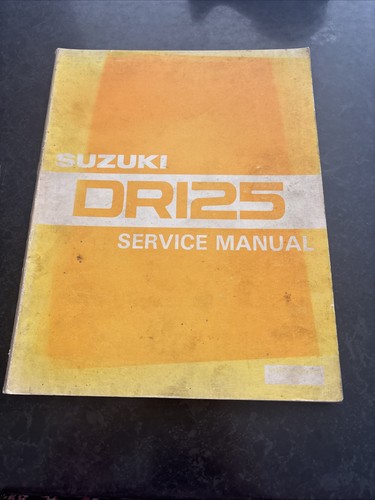 Suzuki DR125 Service Manual 1982 - Official Suzuki Service Manual - Picture 1 of 15